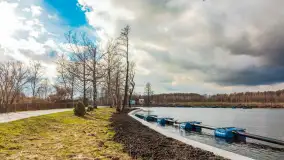 Węgorapa i kanał Węgorzewski pod koniec marca 2023 r. - zdjęcie 32