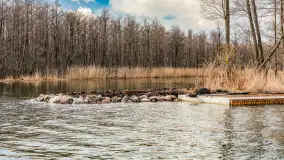 Węgorapa i kanał Węgorzewski pod koniec marca 2023 r. - zdjęcie 10