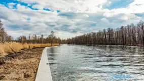 Węgorapa i kanał Węgorzewski pod koniec marca 2023 r. - zdjęcie 17