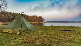 Wschód słońca nad jeziorem Dejguny, kwiecień 2023 r. - zdjęcie 26