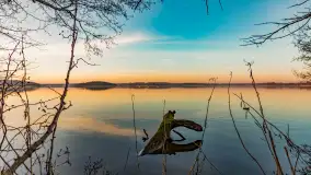 Wschód słońca nad jeziorem Dejguny, kwiecień 2023 r. - zdjęcie 9