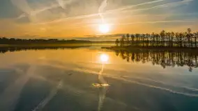 Wschód słońca nad jeziorem Dejguny, kwiecień 2023 r. - zdjęcie 39