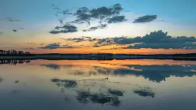 Zachód słońca nad jeziorem Dejguny, Lisi Ogon, kwiecień 2023 r. - zdjęcie 50