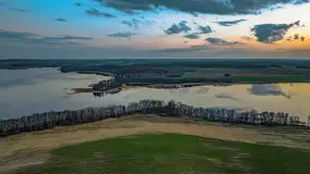 Zachód słońca nad jeziorem Dejguny, Lisi Ogon, kwiecień 2023 r. - zdjęcie 7