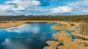 Wiosna i rozlewiska przy jeziorze Siercze niedaleko Gierłoży - zdjęcie 49