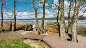 Plaża i ścieżka edukacyjna w Czernikach, jezioro Mój - zdjęcie 4