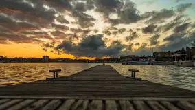 Zachód słońca w Mikołajkach, czuć sezon 2023 - zdjęcie 14