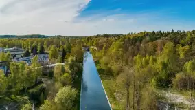 Kanał Niegociński na zdjęciach z drona, maj 2023 r. - zdjęcie 16