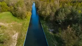 Kanał Niegociński na zdjęciach z drona, maj 2023 r. - zdjęcie 21