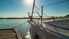 Port Piękny Brzeg nad jeziorem Święcajty, maj 2023 - zdjęcie 12