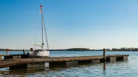 Port Piękny Brzeg nad jeziorem Święcajty, maj 2023 - zdjęcie 19