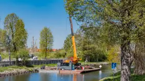 Kanał Łuczański w remoncie, postęp prac, maj 2023 r. - zdjęcie 28