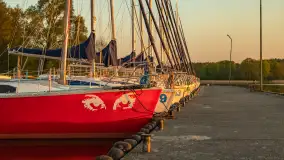 Zachód słońca nad jeziorem Kisajno, maj 2023 r. - zdjęcie 2