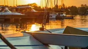 Zachód Słońca w Tle Dla Mew, jezioro Boczne, maj 2023 r. - zdjęcie 16