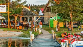 Zachód Słońca w Tle Dla Mew, jezioro Boczne, maj 2023 r. - zdjęcie 15