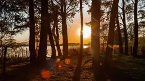 Zachód słońca nad jeziorem Tajty, okolice Wronki - zdjęcie 16