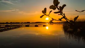 Zachód słońca nad jeziorem Tajty, okolice Wronki - zdjęcie 17