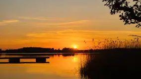 Zachód słońca nad jeziorem Tajty, okolice Wronki - zdjęcie 33
