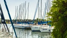 Port Piękna Góra nad jeziorem Tajty, maj 2023 r. - zdjęcie 40