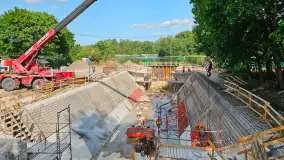 Remont Śluzy Guzianka I, stan na początek czerwca 2023 r. - zdjęcie 7