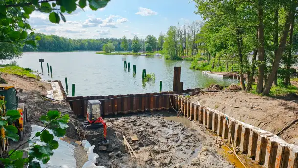 Remont Śluzy Guzianka I, stan na początek czerwca 2023 r. - zdjęcie 9