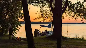 Zachód słońca nad jeziorem Niegocin, maj 2023 r. - zdjęcie 32