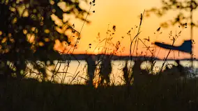 Zachód słońca nad jeziorem Niegocin, maj 2023 r. - zdjęcie 12