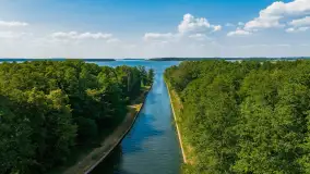 Śluza Karwik, kanał Jegliński, czerwiec 2023 r. - zdjęcie 4