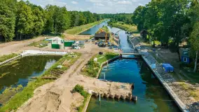 Śluza Karwik, kanał Jegliński, czerwiec 2023 r. - zdjęcie 9