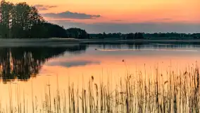 Zachód słońca nad jeziorem Mój, maj 2023 r. - zdjęcie 26