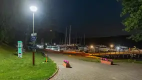 Nocne zdjęcia portu Łabędzi Ostrów, lipiec 2023 r. - zdjęcie 18