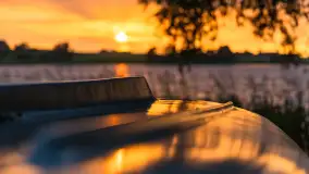 Zachód słońca nad jeziorem Dejgunek, lipiec 2023 r. - zdjęcie 4