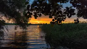 Zachód słońca nad jeziorem Dejgunek, lipiec 2023 r. - zdjęcie 13