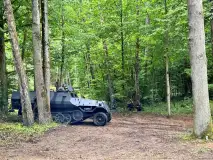 Niezwykła inscenizacja w Wilczym Szańcu. Tym razem o obronie Twierdzy Brzeskiej - zdjęcie 12