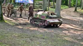 Niezwykła inscenizacja w Wilczym Szańcu. Tym razem o obronie Twierdzy Brzeskiej - zdjęcie 1