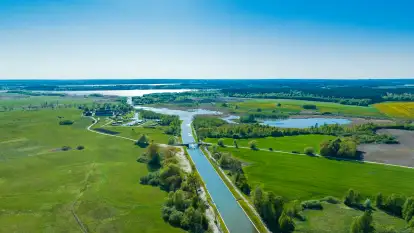 Kanał Grunwaldzki na początku sezonu 2023 r.