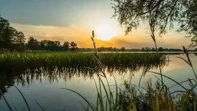 Zachód słońca nad jeziorem Dejgunek, maj 2023 r. - zdjęcie 9