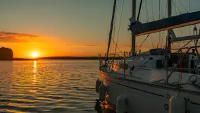 Zachód słońca nad jeziorem Święcajty, sierpień 2023 r. - zdjęcie 22