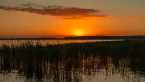 Zachód słońca nad jeziorem Święcajty, sierpień 2023 r. - zdjęcie 11