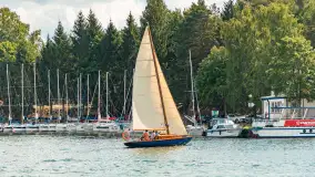 Oldtimery w Strandzie i na jeziorze Kisajno, sierpień 2023 r. - zdjęcie 23