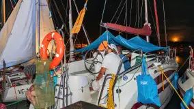 Nocne zdjęcia ze zlotu Oldtimerów w Strandzie, sierpień 2023 r. - zdjęcie 22