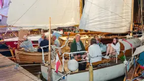 Nocne zdjęcia ze zlotu Oldtimerów w Strandzie, sierpień 2023 r. - zdjęcie 14