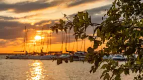 Sierpniowy wieczór i zachód słońca nad Darginem - zdjęcie 12