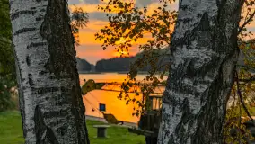 Zachód słońca nad jeziorem Kisajno, wrzesień 2023 r. - zdjęcie 22