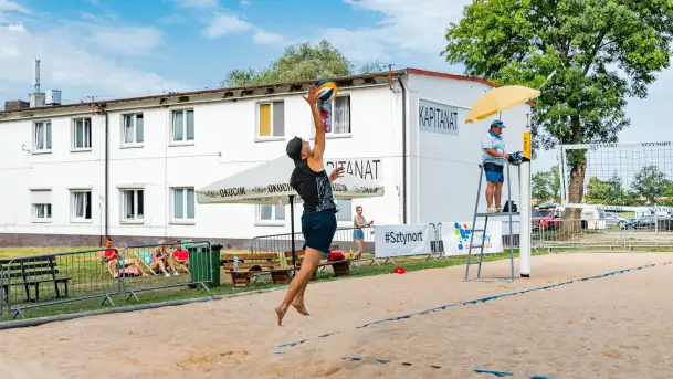 Otwarte Mistrzostwa Węgorzewa w Siatkówce Plażowej Mężczyzn - Sztynort 2023 - zdjęcie 11