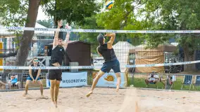 Otwarte Mistrzostwa Węgorzewa w Siatkówce Plażowej Mężczyzn - Sztynort 2023 - zdjęcie 22