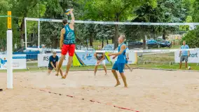 Otwarte Mistrzostwa Węgorzewa w Siatkówce Plażowej Mężczyzn - Sztynort 2023 - zdjęcie 58