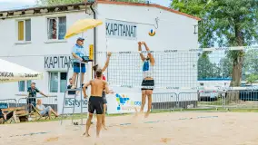 Otwarte Mistrzostwa Węgorzewa w Siatkówce Plażowej Mężczyzn - Sztynort 2023 - zdjęcie 46