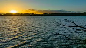 Zachód słońca nad jeziorem Mój, październik 2023 r. - zdjęcie 38