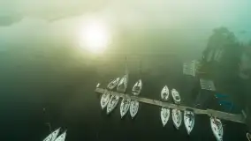 Październikowe mgły nad jeziorem Kisajno - zdjęcie 28